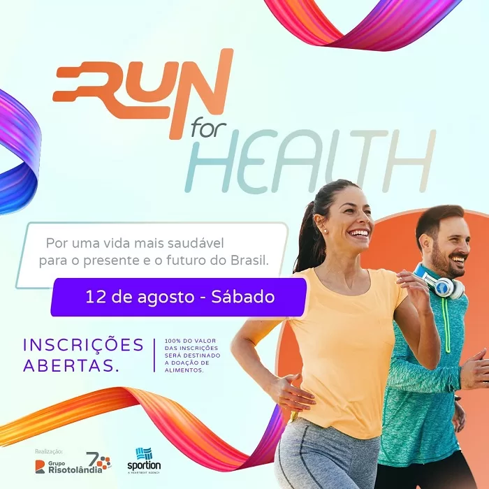 Risotolândia celebra 70 anos com a primeira edição da corrida Run For Health em prol de comunidades carentes