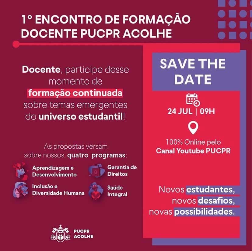 PUCPR inicia semestre letivo com encontro formativo para docentes

