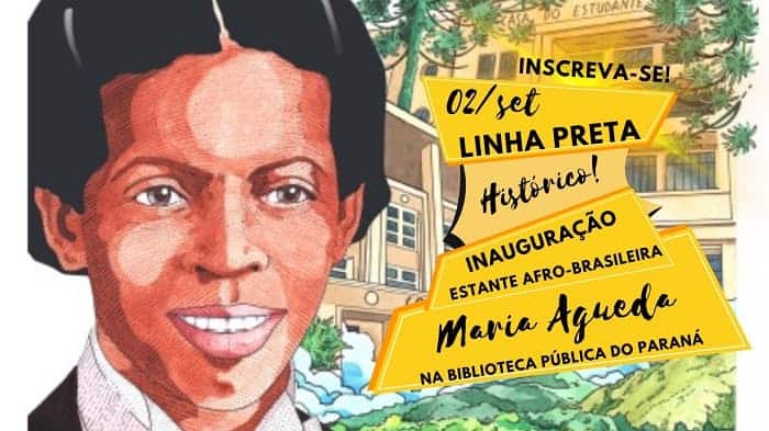 Linha Preta Curitiba inaugura estante afro na Biblioteca Pública do Paraná