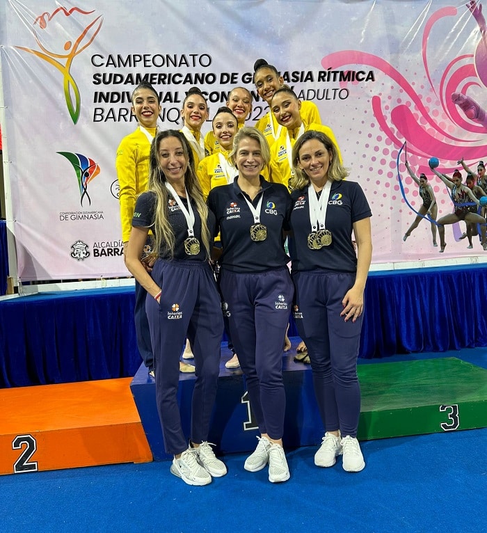 Ginastas paranaenses são campeãs sul-americanas