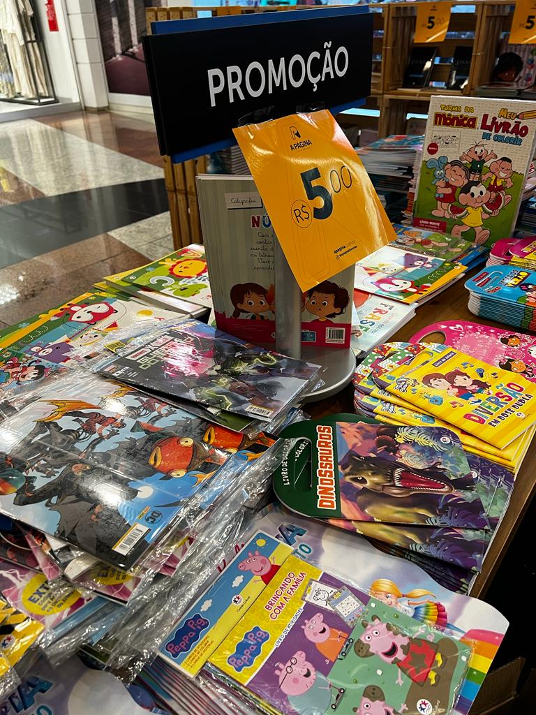 Livraria A Página promove feira com livros a partir de R$5