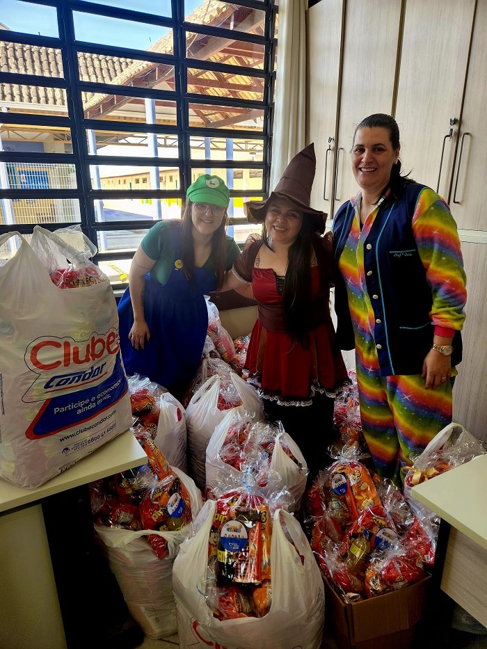 Instituto Joanir Zonta realiza doações ao Movimento SOS Combate à Fome e à Escola Municipal Papa Paulo VI