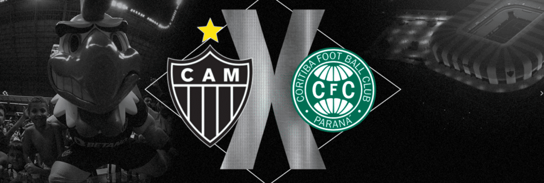 brasão do Clube Atlético Mineiro e do Coritiba