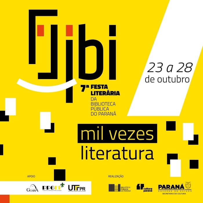 Confira as atrações da Festa Literária da Biblioteca Pública do Paraná, que começa nesta segunda