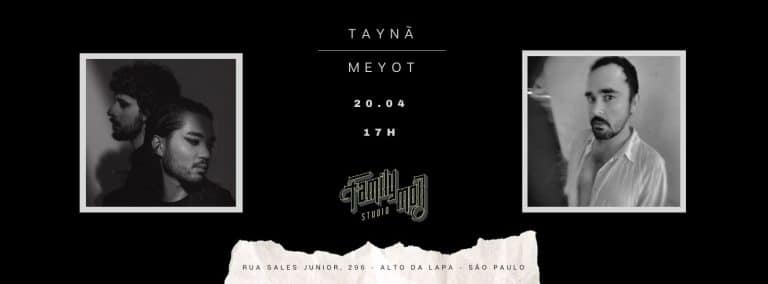 Taynã estreia projeto solo em São Paulo em noite com Meyot