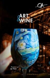 Art & Wine: pintura na taça no ópera arte da Ópera de Arame