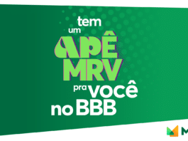 MRV no BBB cartaz verde e letras na cor branca