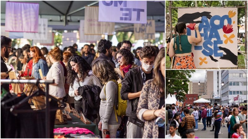 Mamute Feira Gráfica movimenta a Câmara de Curitiba e a Praça Eufrásio Corrêa